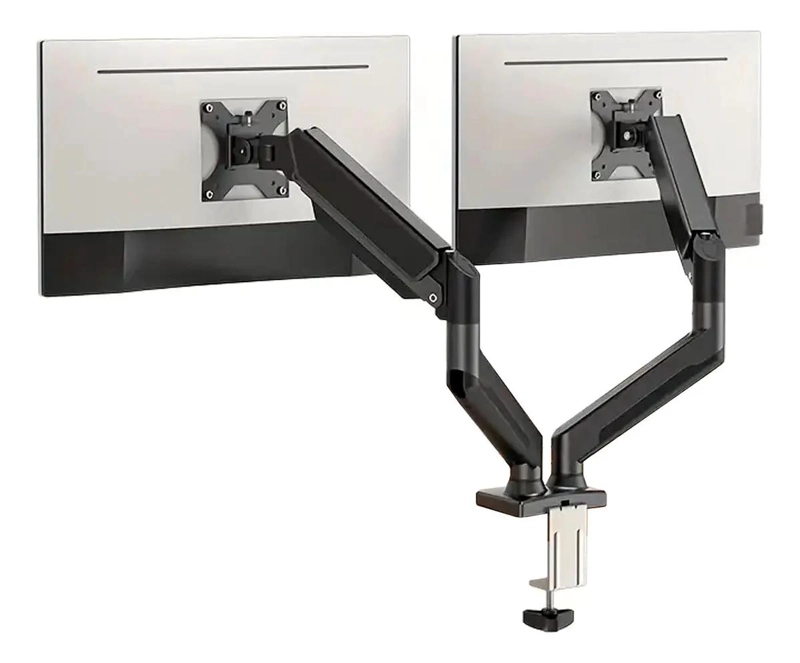 SOPORTE DOBLE BRAZO GAS PARA MONITOR DE 17 A 27 PULGADAS - 4