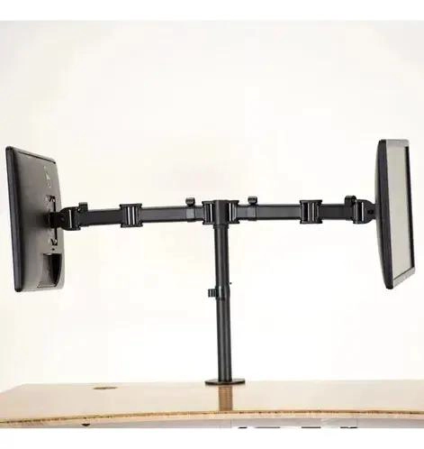 SOPORTE ARTICULADO DE ACERO PARA DOS MONITORES DE 14 A 32 PULGADAS - 3