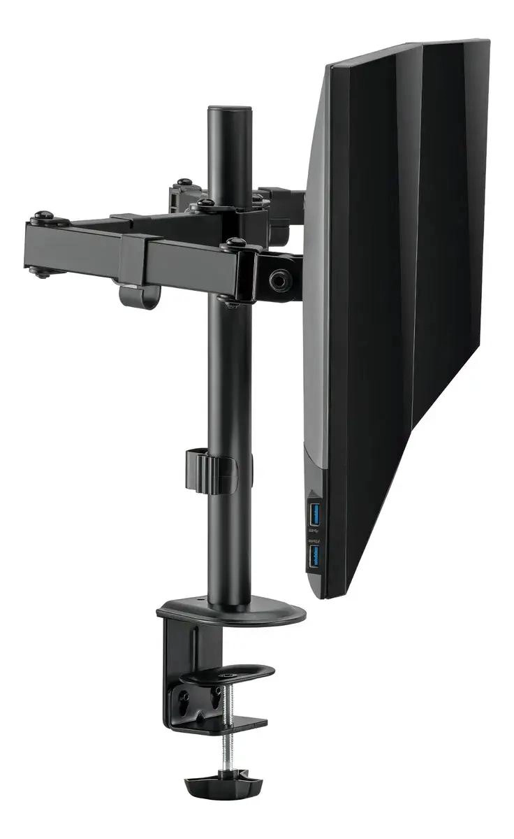 SOPORTE ARTICULADO DE ACERO PARA DOS MONITORES DE 14 A 32 PULGADAS - 7