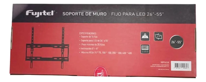 SOPORTE FIJO PARA TV LED DE 26 A 55 PULGADAS CON VESA 400X400 - 4