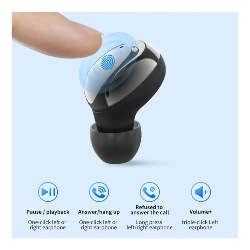 AUDIFONOS BLUETOOTH INALAMBRICOS ESTE REO TWS PARA MUSICA Y LLAMADAS - 2