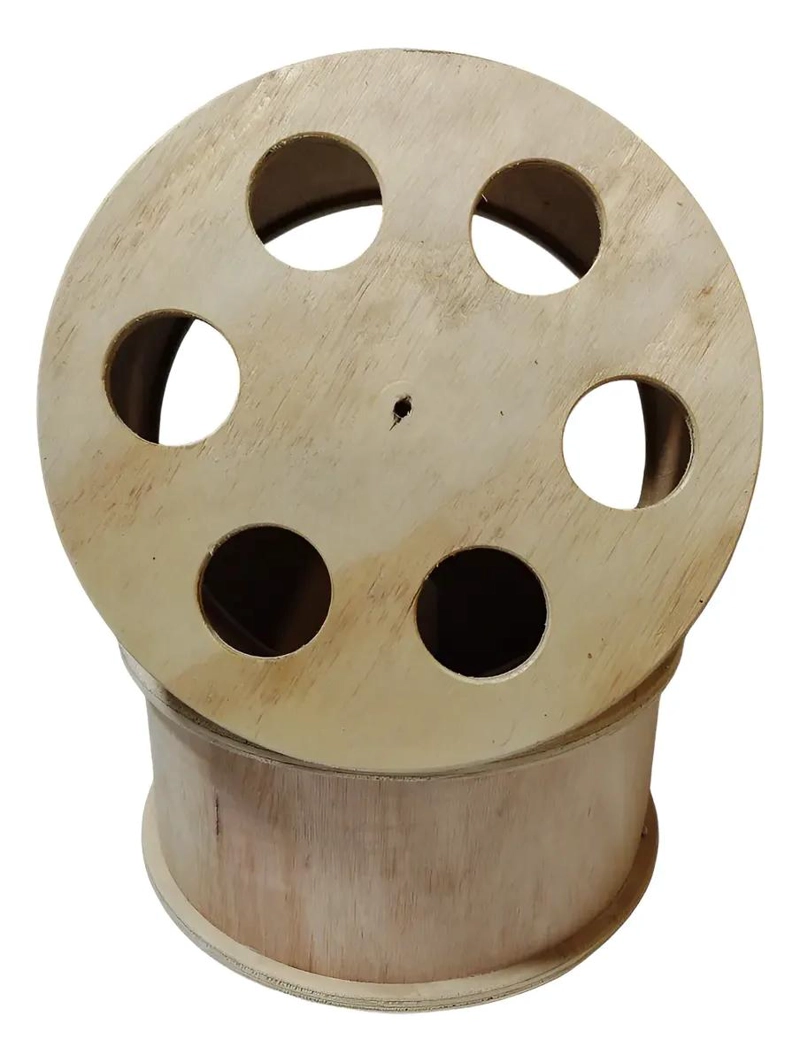CARRETE DE MADERA PARA VOLANTINES PROFESIONAL DE 10 PULGADAS - 1
