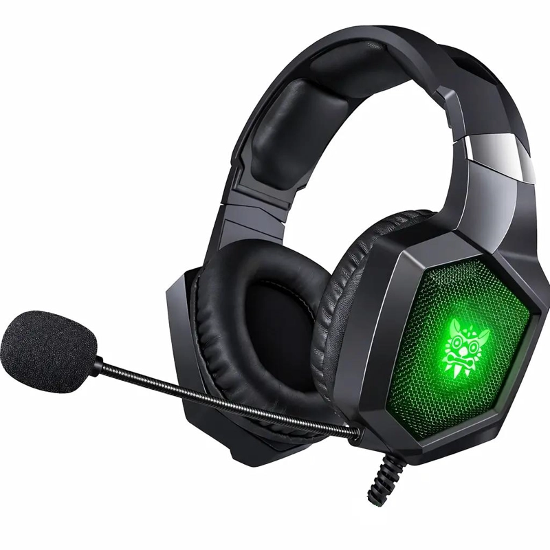 AUDIFONOS GAMING CON MICROFONO Y LUZ RGB PARA PC Y CONSOLAS - 1