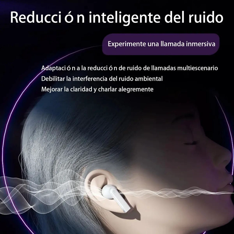 AUDIFONOS BLUETOOTH INTELIGENTES CON REDUCCION DE RUIDO G8 - 3