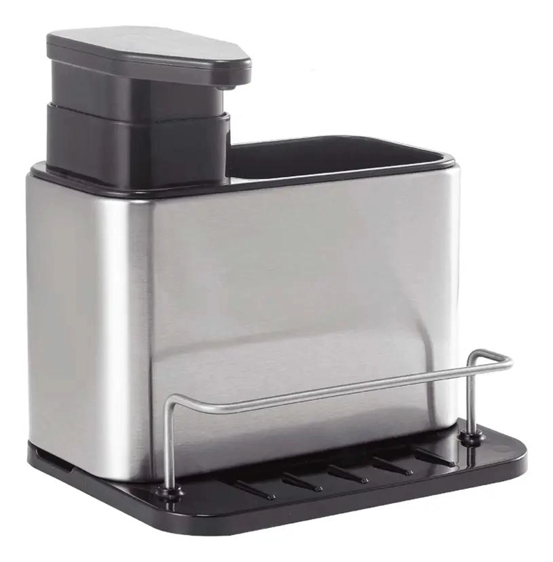 DISPENSADOR DE JABON Y PORTA ESPONJA PARA COCINA - 5