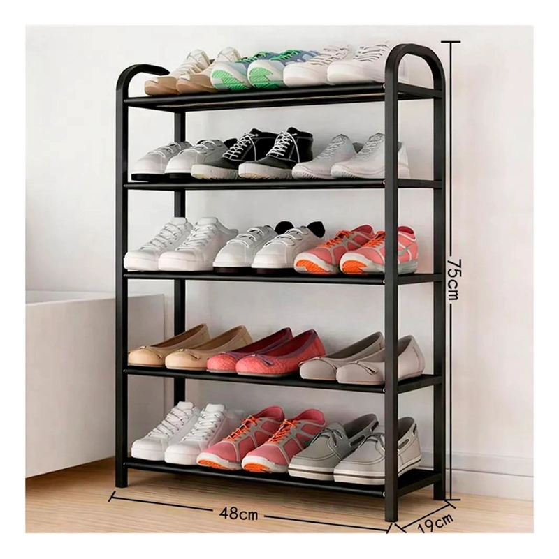ZAPATERO ORGANIZADOR PARA 15 PARES DE ZAPATOS EN COLOR NEGRO - 2