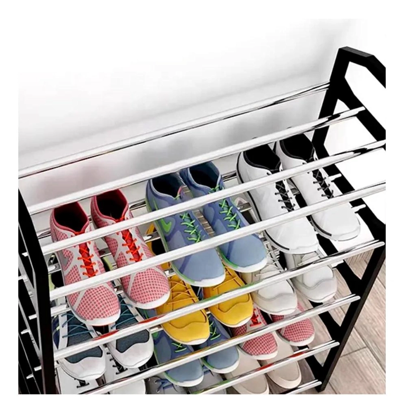 ZAPATERO ORGANIZADOR PARA 15 PARES DE ZAPATOS EN COLOR NEGRO - 4