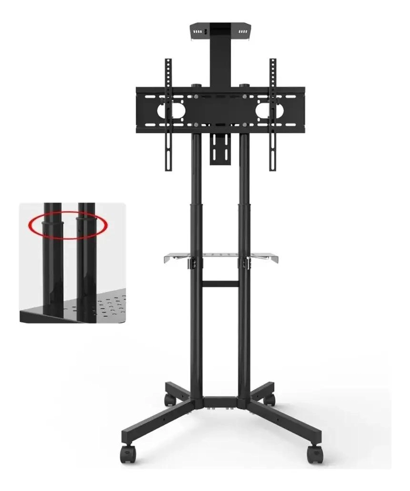 SOPORTE MOVIL PARA TV DE 32 A 70 PULGADAS CON RUEDAS - 6