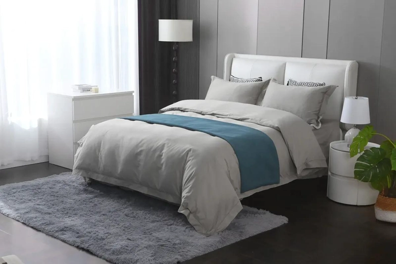 PIECERA LAVABLE PARA CAMA DE 2 PLAZAS 50X210 CM - 1