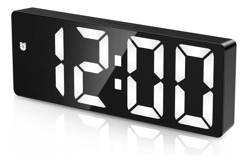 RELOJ DESPERTADOR DIGITAL LED CON ALARMA Y TEMPERATURA - 1