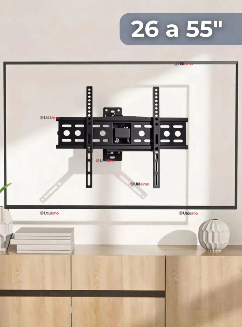 SOPORTE DE PARED AJUSTABLE PARA TELEVISORES DE 26 A 55 PULGADAS - 1