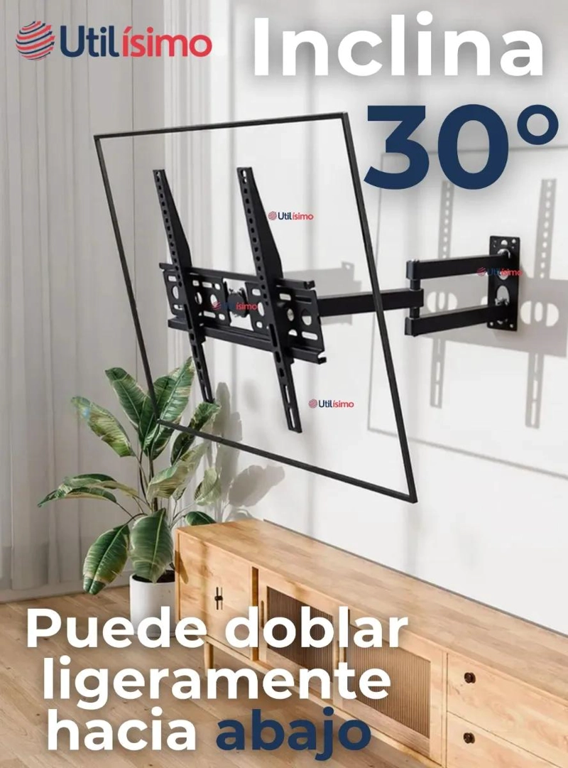 SOPORTE DE PARED AJUSTABLE PARA TELEVISORES DE 26 A 55 PULGADAS - 6