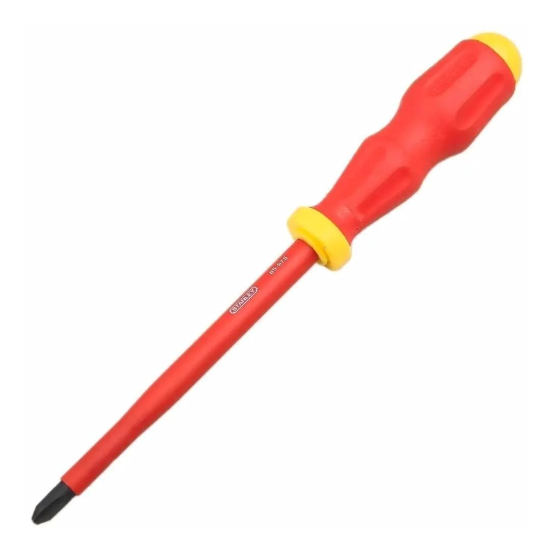 DESTORNILLADOR AISLADO 1000V PH2 100MM PARA TRABAJOS ELE CTRICOS - 1