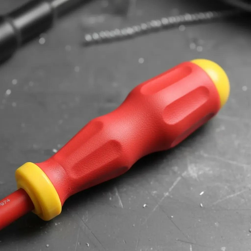 DESTORNILLADOR AISLADO 1000V PH2 100MM PARA TRABAJOS ELE CTRICOS - 3