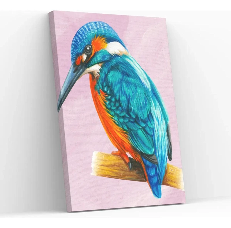 KIT DE PINTURA POR NUMEROS EN BASTIDOR 25X35CM - 1