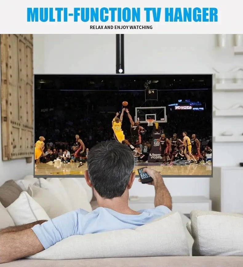 SOPORTE AJUSTABLE PARA TELEVISOR DE TECHO Y PARED DE 26 A 55 PULGADAS - 4