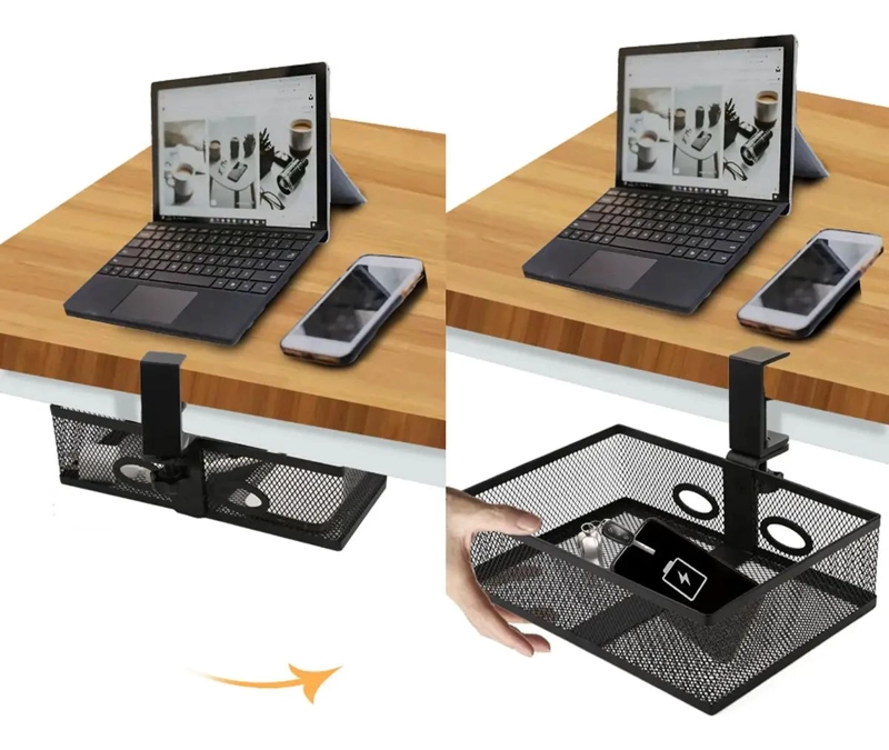 CAJON ORGANIZADOR OCULTO 360º PARA ESCRITORIO Y MUEBLES - 7
