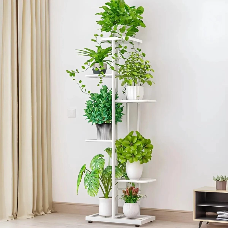 ORGANIZADOR VERTICAL PARA MACETAS DE 5 NIVELES PARA JARDIN Y BALCON - 10