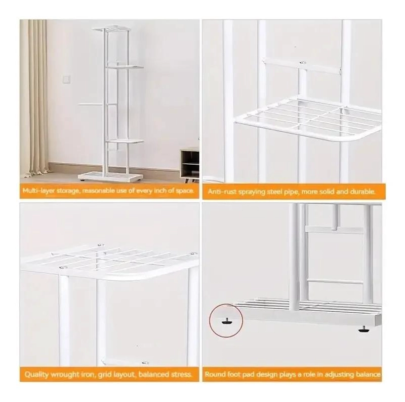 ORGANIZADOR VERTICAL PARA MACETAS DE 5 NIVELES PARA JARDIN Y BALCON - 8