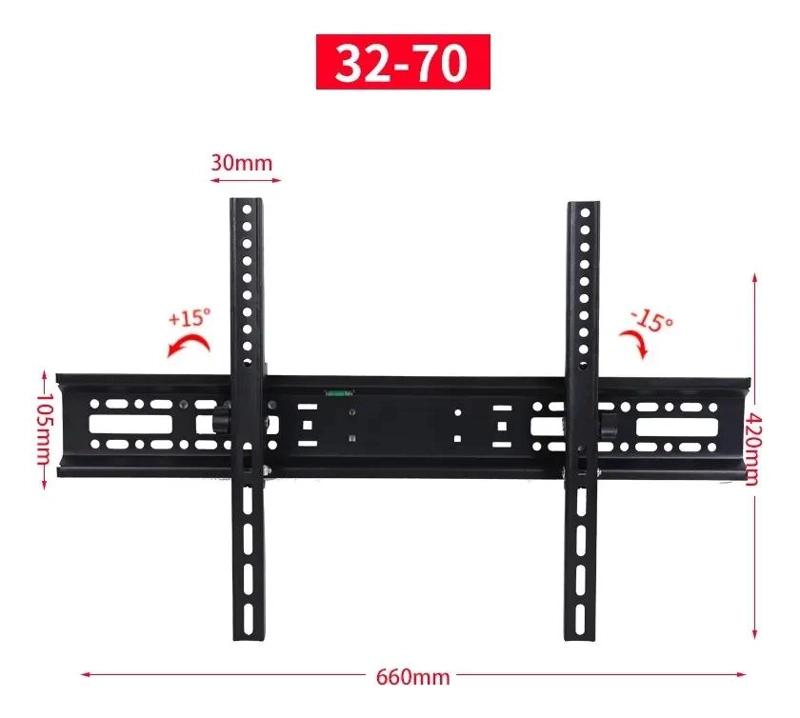 SOPORTE DE PARED AJUSTABLE PARA TELEVISORES DE 32 A 70 PULGADAS - 5