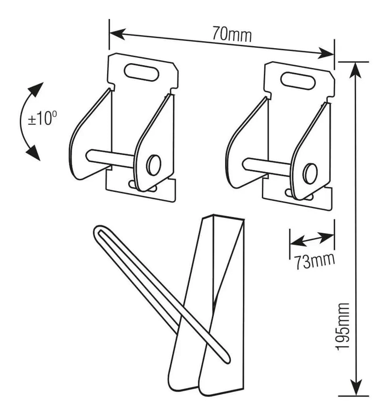 SOPORTE INCLINABLE UNIVERSAL PARA TV DE 10 A 85 PULGADAS - 2
