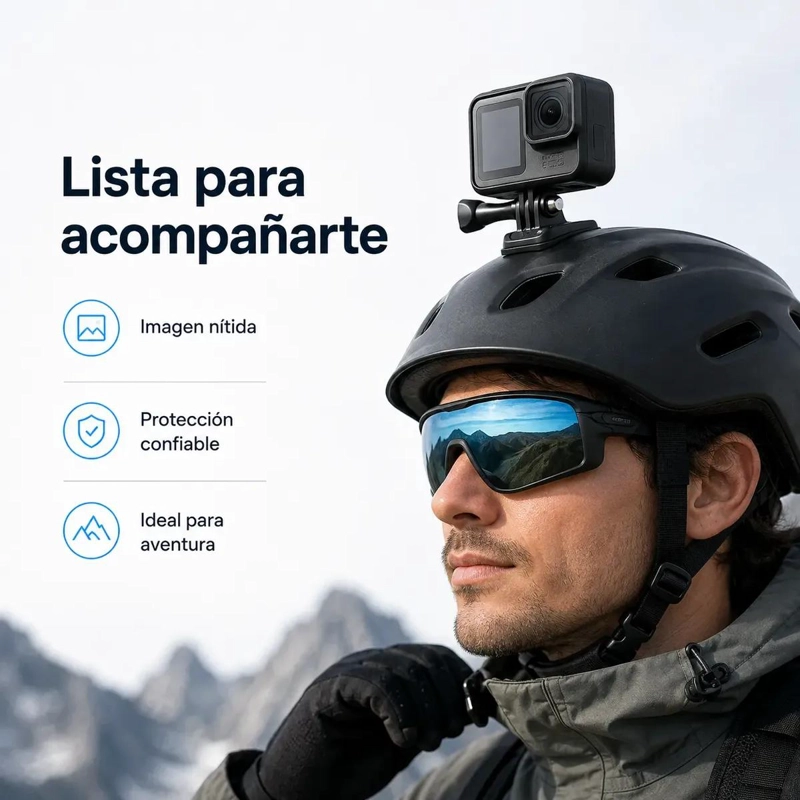 PROTECTOR DE PANTALLA PARA CAMARA DE ACCION DE VIDRIO TEMPLADO - 6