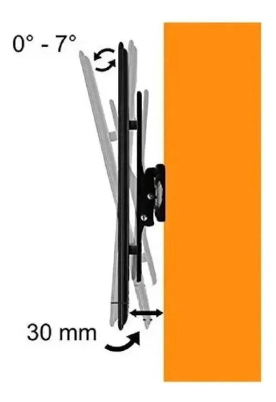 SOPORTE DE PARED INCLINABLE PARA TELEVISORES DE 32 A 55 PULGADAS - 6