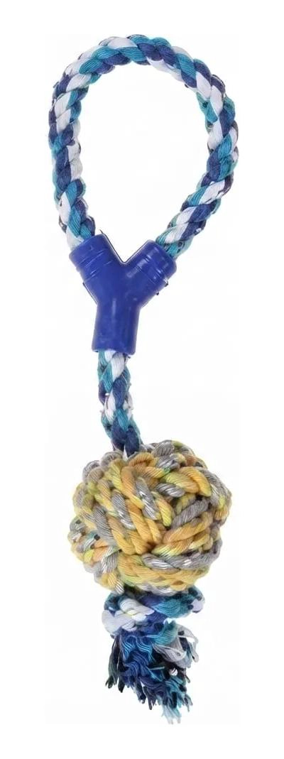 JUGUETE INTERACTIVO DE CUERDA PARA PERROS 47 CM RESISTENTE - 4