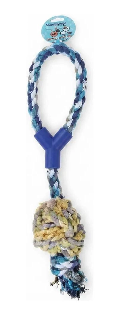 JUGUETE INTERACTIVO DE CUERDA PARA PERROS 47 CM RESISTENTE - 5