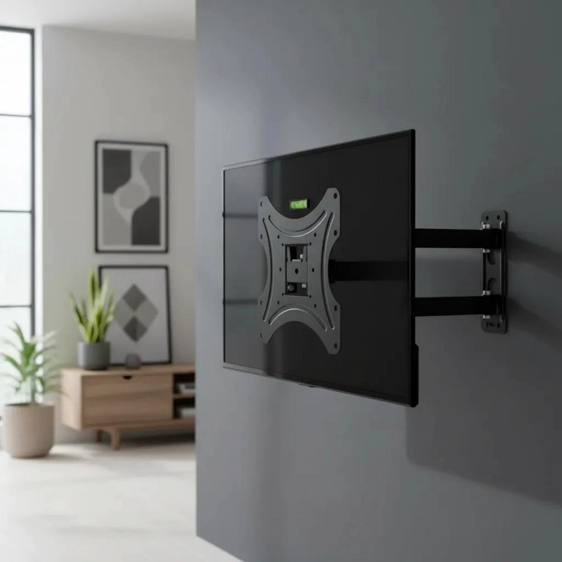SOPORTE DE PARED PARA TV CON BRAZO EXTENSIBLE DE 17 A 42 PULGADAS - 5