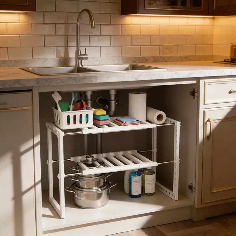 ORGANIZADOR ESTANTE MULTIUSO PARA COCINA CON CAPACIDAD DE 15 KG - 5