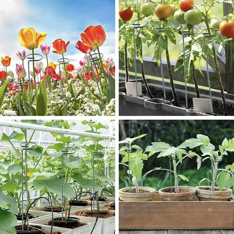 SOPORTE METALICO PARA PLANTAS DE 40 CM - PAQUETE DE 10 UNIDADES - 3
