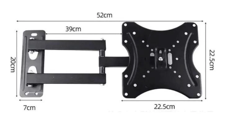 SOPORTE DE PARED ARTICULADO PARA TELEVISORES DE 32 A 65 PULGADAS - 2