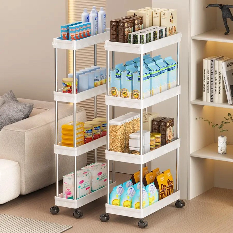 CARRITO ORGANIZADOR DELGADO 4 NIVELES PARA BAÑO Y COCINA - 6