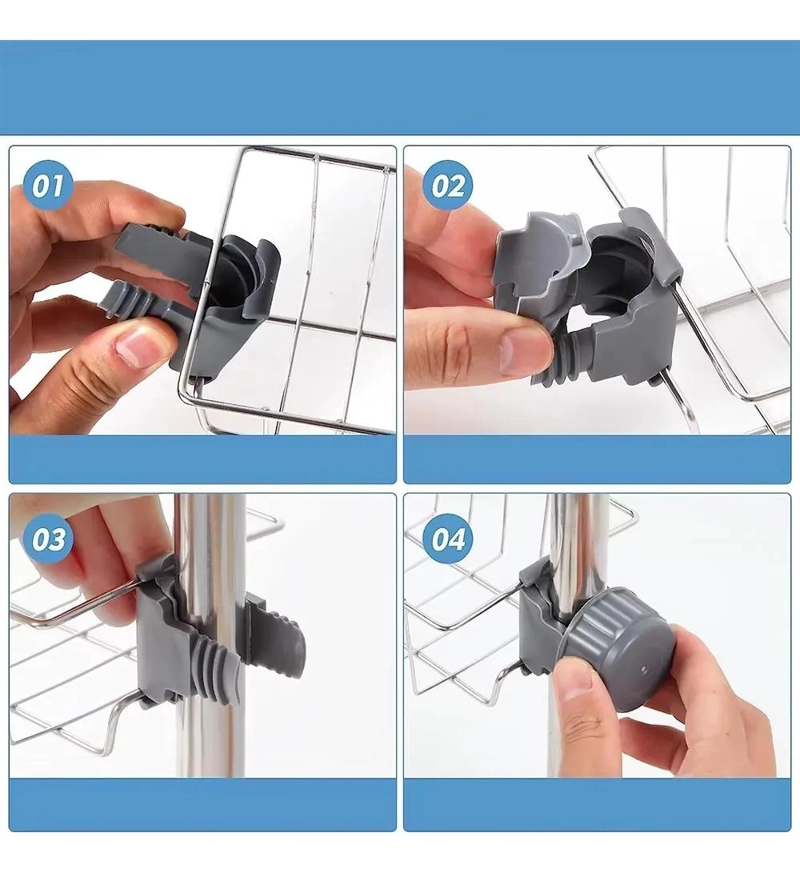 SOPORTE ESCURRIDO ACERO INOXIDABLE PARA GRIFO MULTIFUNCIONAL - 7