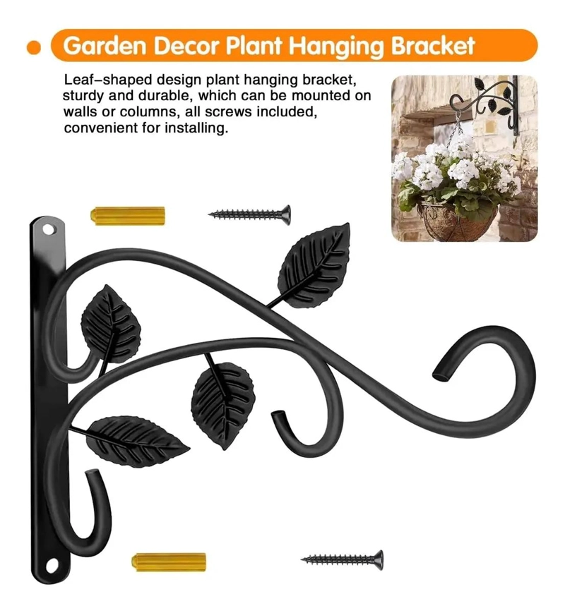 SOPORTES DE HIERRO PARA PLANTAS COLGANTES DE PARED - 5