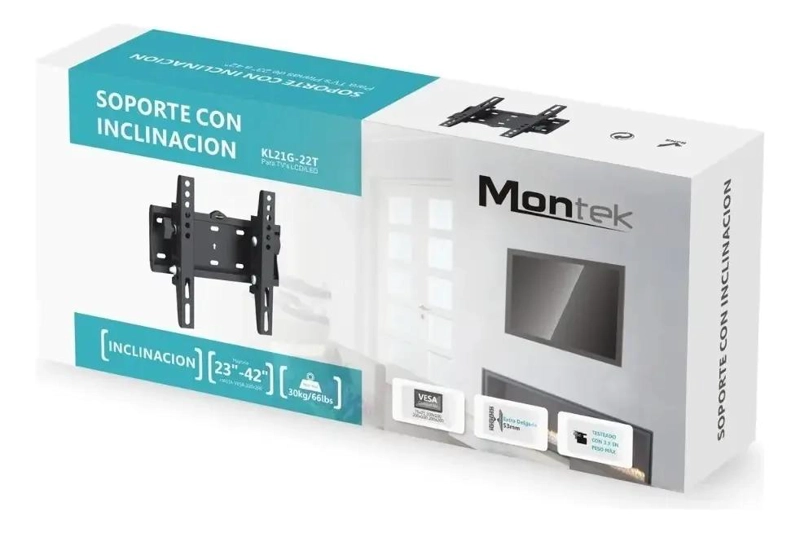 SOPORTE INCLINABLE PARA TV DE 23 A 42 PULGADAS - 2