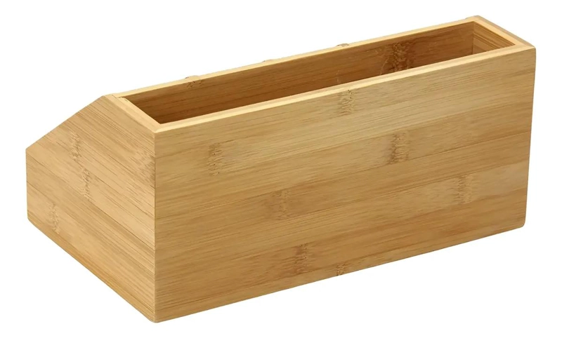 ORGANIZADOR MULTIUSO DE MADERA PARA ESCRITORIO Y BAÑO - 6