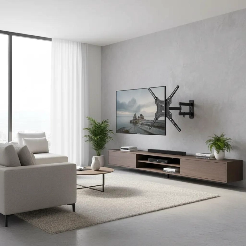 SOPORTE DE PARED PARA TV DE 14 A 55 PULGADAS CON BRAZO ARTICULADO - 7