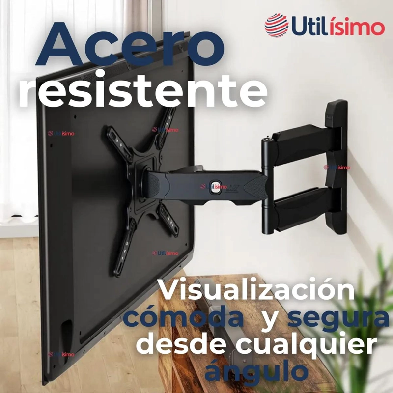 SOPORTE DE TV PARED CON BRAZO PARA PANTALLAS DE 32 A 65 PULGADAS - 1