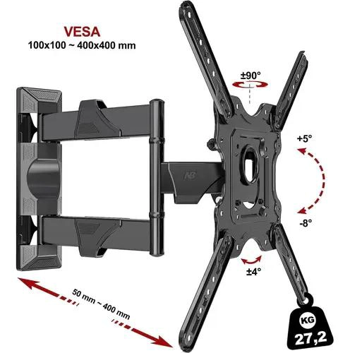 SOPORTE GIRATORIO Y EXTENSIBLE PARA TELEVISORES DE 32 A 58 PULGADAS - 3