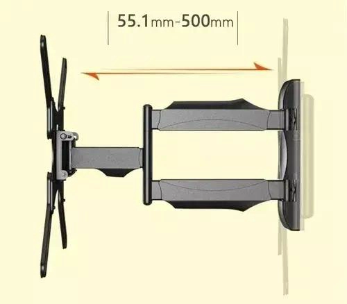 SOPORTE GIRATORIO Y EXTENSIBLE PARA TELEVISORES DE 32 A 58 PULGADAS - 9