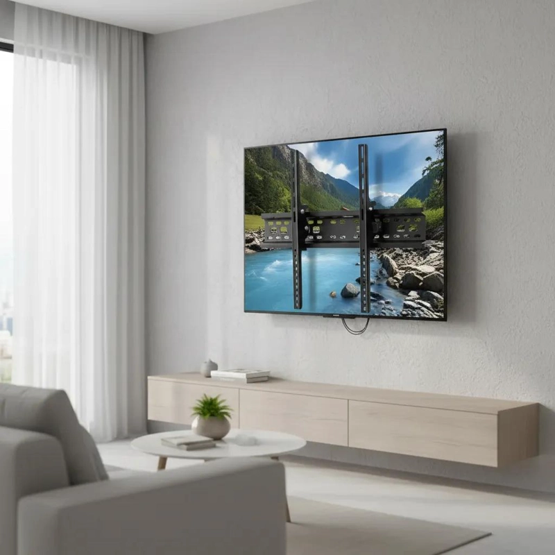 SOPORTE DE TV PARA PANTALLAS DE 23 A 65 PULGADAS CON INCLINACION - 10