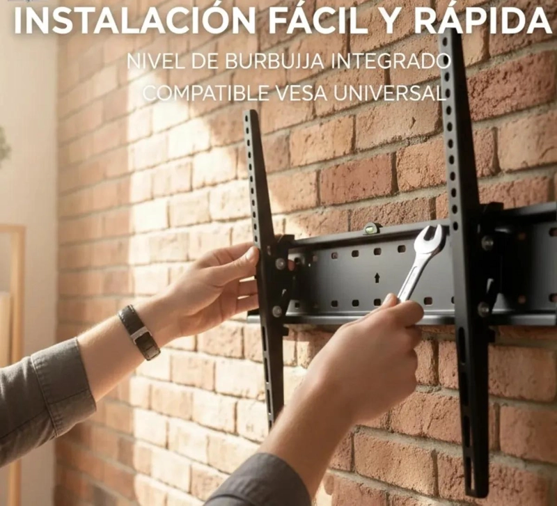 SOPORTE DE TV PARA PANTALLAS DE 23 A 65 PULGADAS CON INCLINACION - 6