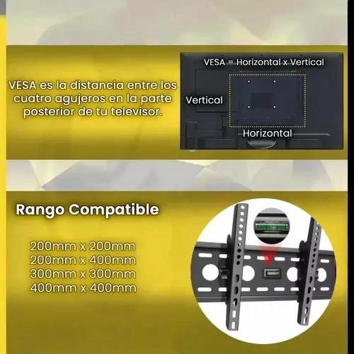 SOPORTE INCLINABLE PARA TV DE 26 A 60 PULGADAS - 4