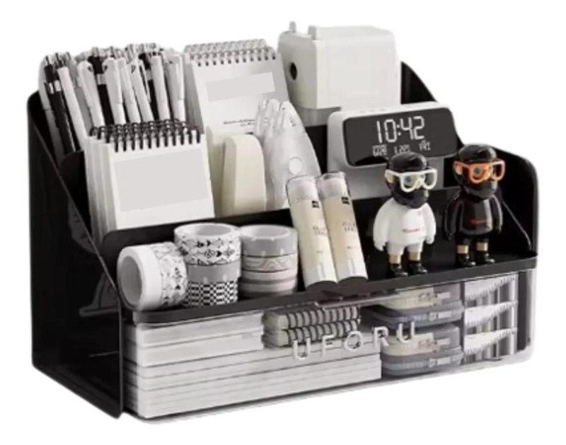 ORGANIZADOR DE ESCRITORIO Y COSME TICOS ELEGANTE Y FUNCIONAL - 1