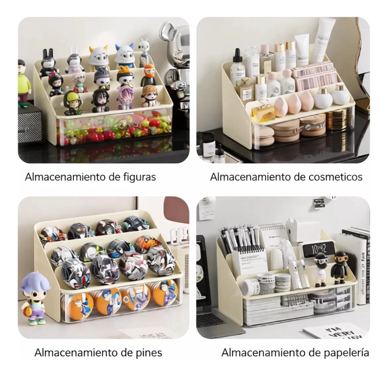 ORGANIZADOR DE ESCRITORIO Y COSME TICOS ELEGANTE Y FUNCIONAL - 7