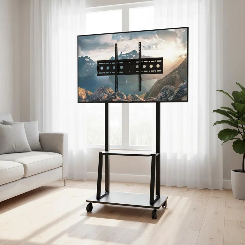 SOPORTE MOVIL PARA TELEVISORES DE 32 A 70 PULGADAS CON RUEDAS - 8