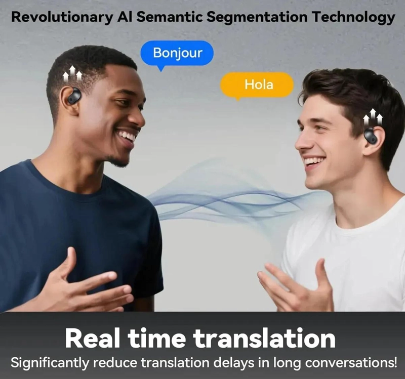 AURICULARES INALAMBRICOS CON TRADUCCION EN TIEMPO REAL Y SONIDO PREMIUM - 5