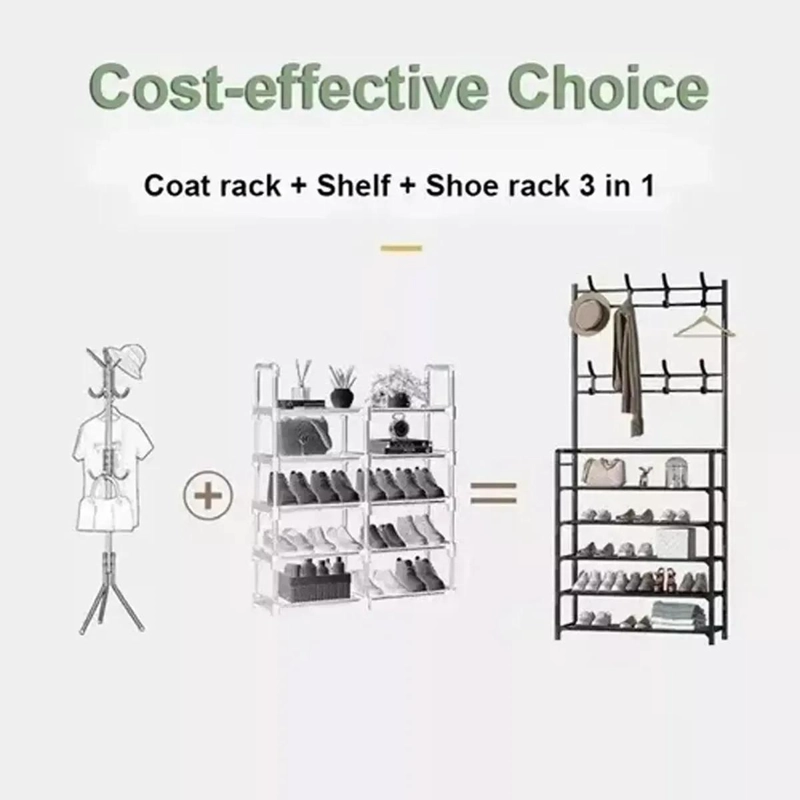 ORGANIZADOR COLGADOR DE ZAPATOS Y ROPA 4 NIVELES 80CM - 3
